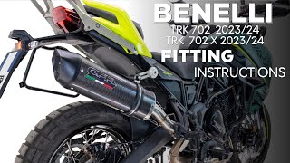 Istruzioni di montaggio GPR Exhaust System Benelli TRK 702 amp TRK 702 X fitting instructions [upl. by Simpkins878]