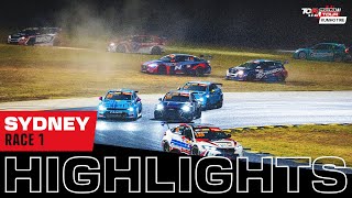 Highlights  Sydney  Race 1  TCR Australia amp Kumho TCR World Tour [upl. by Miriam]