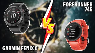 Garmin Fenix 6 vs Forerunner 745 Weighing Their Pros and Cons Which One Should You Buy [upl. by Drucy]