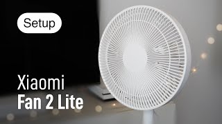 Xiaomi Mi Fan 2 Lite 1C Setup Google Home and Noise Test [upl. by Edieh]