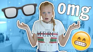 ARE MY GLASSES EMBARRASSING 👓😱 omg [upl. by Sivie]