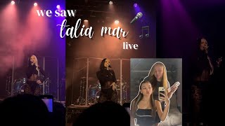 seeing talia mar live🖤🎤 talia and miniminter waved at me [upl. by Hyacinth]