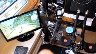 Tacx Genius Review Steering System Example [upl. by Leighland]