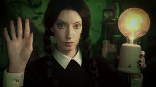 ASMR 💀 Wednesday Addams Experiments On You 🔪 Light Triggers Observing you [upl. by Amalia]