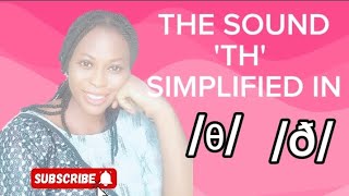 How to pronounce the TH sound in θ and ð [upl. by Rabush685]