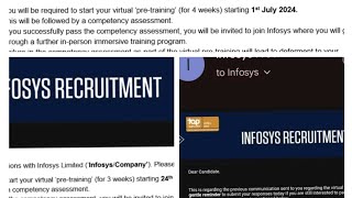 All the updates from Infosys on the onboarding on SE and SP role candidates Infosys onboarding [upl. by Smiley402]