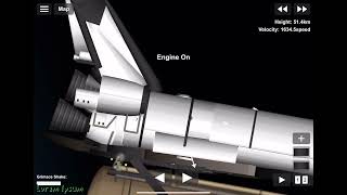 Space Shuttle Columbia reentry disaster in SFS [upl. by Reivaz]