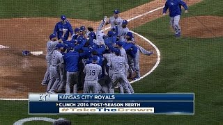 Royals clinch first playoff spot since 1985 [upl. by Eittah]