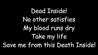 Skillet Dead Inside Lyrics [upl. by Cioban100]