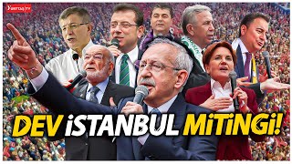 İstanbullular Maltepeye akın etti Tarihi Millet İttifakı Mitingi [upl. by Warga]