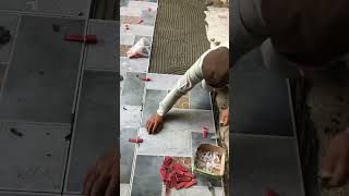 car porch Floor tile fixing 24”x24quot [upl. by Merridie]