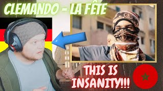 OH MY FKN WORD  🇲🇦 Clemando  La Fête  GERMAN rapper reacts [upl. by Chapell]