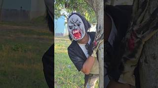 Bhoot banke fas gaya 😀 tiktokvideo funnyvideo comidy video sukhasan ka star [upl. by Lesko]