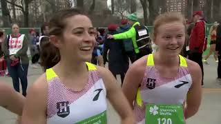 Shamrock Shuffle Sarah Disanza Comes Back From Injury to Win 2023 Shamrock Shuffle [upl. by Zipporah818]