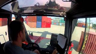 Reachstacker container handling [upl. by Butcher]