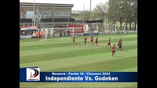 DIV RESERVA INDEPENDIENTE 00 GÖDEKEN  FECHA 10  TORNEO CLAUSURA 2024 LIGA INTERPROVINCIAL [upl. by Aivatnuhs]