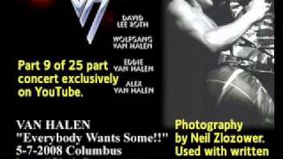 Van Halen LIVE2008Everybody Wants Some9 OF 25RARE amp Unreleased [upl. by Medardas]