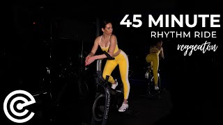 45 Minute Rhythm Cycling Class  Reggaeton [upl. by Helbonnah]