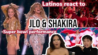 Latinos react to SHAKIRA amp JLO kiling it at the SUPERBOWL 2020 REACTION FEATURE FRIDAY ✌ [upl. by Eltotsira]