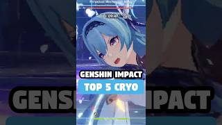 TOP 5 CRYO CHARACTERS IN 50 GENSHIN IMPACT [upl. by Jude]