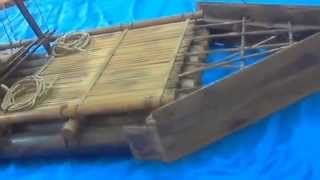 Kon Tiki raft model by chef Andros [upl. by Tammie395]