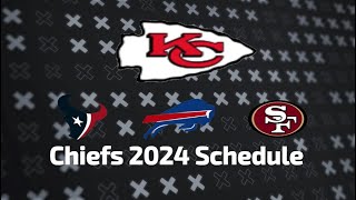 Chiefs 20242025 Schedule Release All Opponent for NEXT SEASON [upl. by Hnirt]