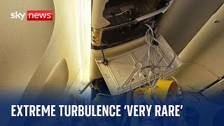 Commercial pilot Chris McGee says extreme turbulence is phenomenally rare [upl. by Nyledaj188]