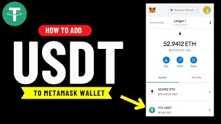 How to Add USDT in Metamask  Add USDT Token on Ethereum Polygon amp Binance Smart Chain [upl. by Mildred]