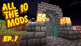 Upgrading Spawners in ATM 10 Ep7 Minecraft Mod Pack [upl. by Llenrahc]