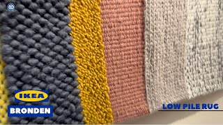 IKEA Bronden Low Pile Handmade Rug Review [upl. by Armelda]