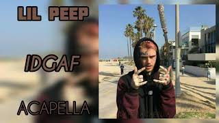 LiL PEEP  IDGAFAcapella  115 BPM Download Link [upl. by Mlehliw]