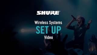 Shure Wireless Systems BLX Set Up Guide [upl. by Anicul]