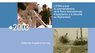 Lhistoire de lOTAN  vidéo chronologique NATO video timeline FRENCH [upl. by Llertnek602]