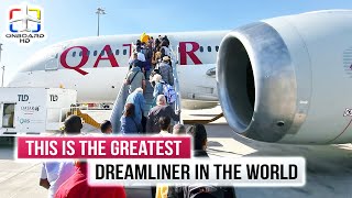 TRIP REPORT  The New Qatar Airways Economy Class  Doha to Cairo  QATAR AIRWAYS Boeing 787 [upl. by Niawat]