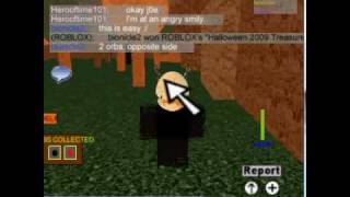 ROBLOX Halloween Treasure Hunt 2009 Video Tutorial [upl. by Alo]