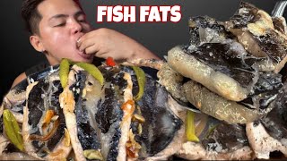 SPICY FISH FATS  BANGUS BELLY  Pinoy Mukbang  Mukbang Philippines  Mukbang Asmr [upl. by Artinak]