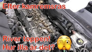 Kamremshaveri hur illa har det gått går motorn att rädda  Volvo 5cylindrig [upl. by Ymia]