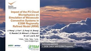 Impact of the P3 Cloud Microphysics on Simulation of Mesoscale Convective Systems in E3SM RRM [upl. by Larimer]