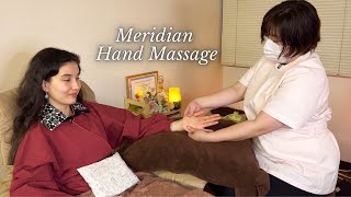 I got Gentle Hand Massage with Oil in Chair by Japanese Pro Soft spoken ASMR [upl. by Nileak]