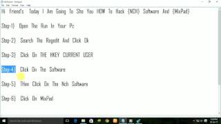 How To Hack A NCH Software And MixPad Super Teack [upl. by Ettener]