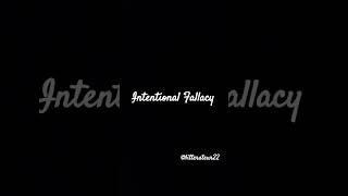 Intentional Fallacy maenglish semester2 keralauniversity criticalstudies intentionalfallacy [upl. by Lepine586]