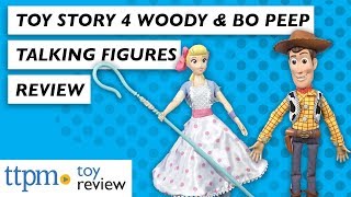 Toy Story Woody and Bo Peep Talking Action Figures from shopDisney [upl. by Jaquenette]