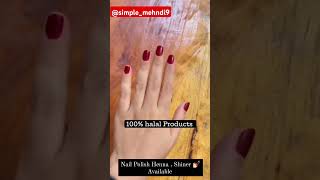 Halal nail 💅 polish halal nailart [upl. by Staal832]