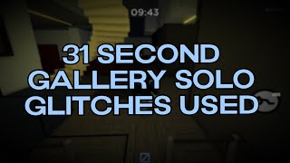 Former World Record 031 Gallery Solo Any Speedrun  Roblox Piggy [upl. by Eiboh189]