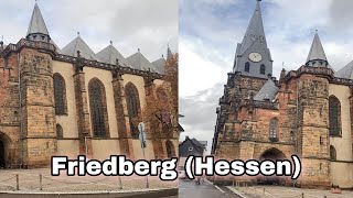 Walking Tour in Germany  Friedberg Hessen  2022 [upl. by Goth]