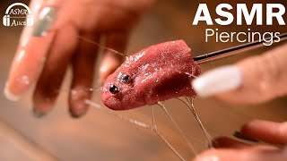 ASMR Various piercings on the tongue Eng ver [upl. by Odelinda260]