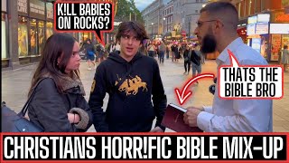 CHRISTIAN CONFUSES QURAN WITH BIBLE VERSE  WATCH WHAT HAPPENS NEXT [upl. by Notsag]