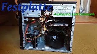 Die Festplatte am Computer ausbauen und einbauen GermanHD  Guang Dai [upl. by Klotz]