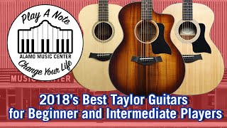 Best Beginner and Intermediate Taylor Guitars  Acoustic Guitar Buyers Guide [upl. by Yhtur]