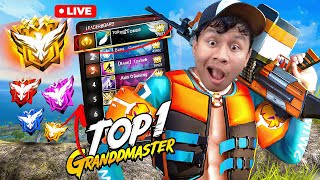 Top 1 Grandmaster Live Push with V Badge Youtubers ✌ freefire live tondegamer [upl. by Mcgannon383]